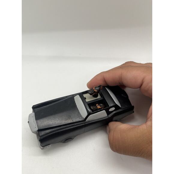 Vtg Burger King Kids Meal 1996 Oliver and Company Roscoe And DeSoto Black Car - Picture 2 of 4